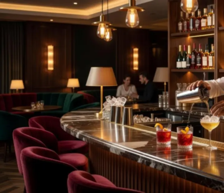 Luksusowy bar z autorskimi koktajlami i winami premium